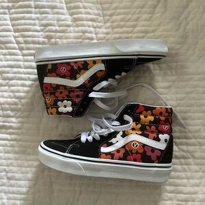 fun floral VANS
